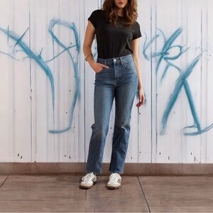 Ética Tyler High Rise Straight Button Fly Jeans – Women’s Size 27 NWT